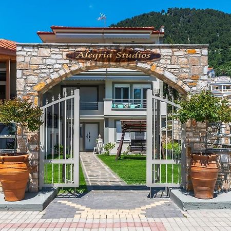 Alegria Studios Chrisi Ammoudia Exterior foto